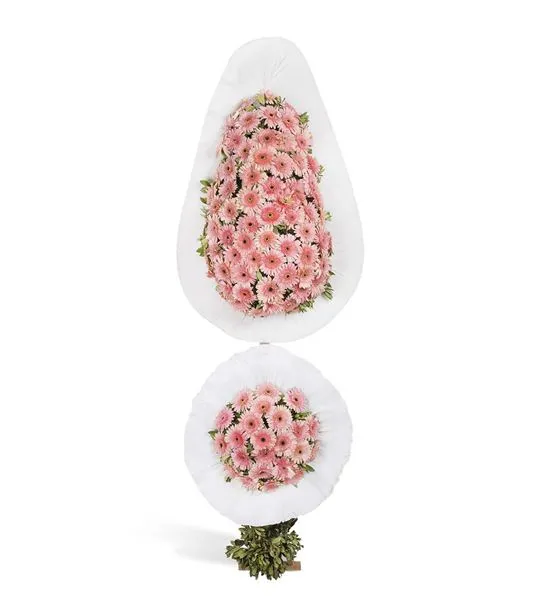 Pembe Hayat Gerbera Kutlama Çelengi